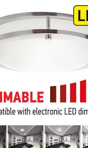 InHome LED Flush Mount DR series 14" 21 watts