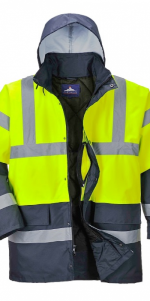 Portwest Hi-Vis Contrast Traffic Jacket