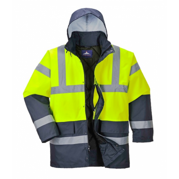 Portwest Hi-Vis Contrast Traffic Jacket