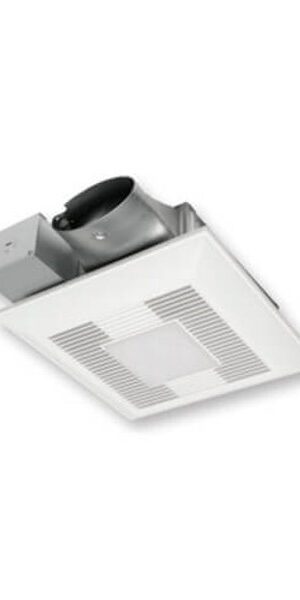 WhisperGreen Select™ DC 50-80-100 CFM Pick-A-Flow Ceiling Mount Fan/Light