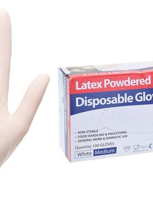 Portwest Powdered Latex Disposable Glove A910